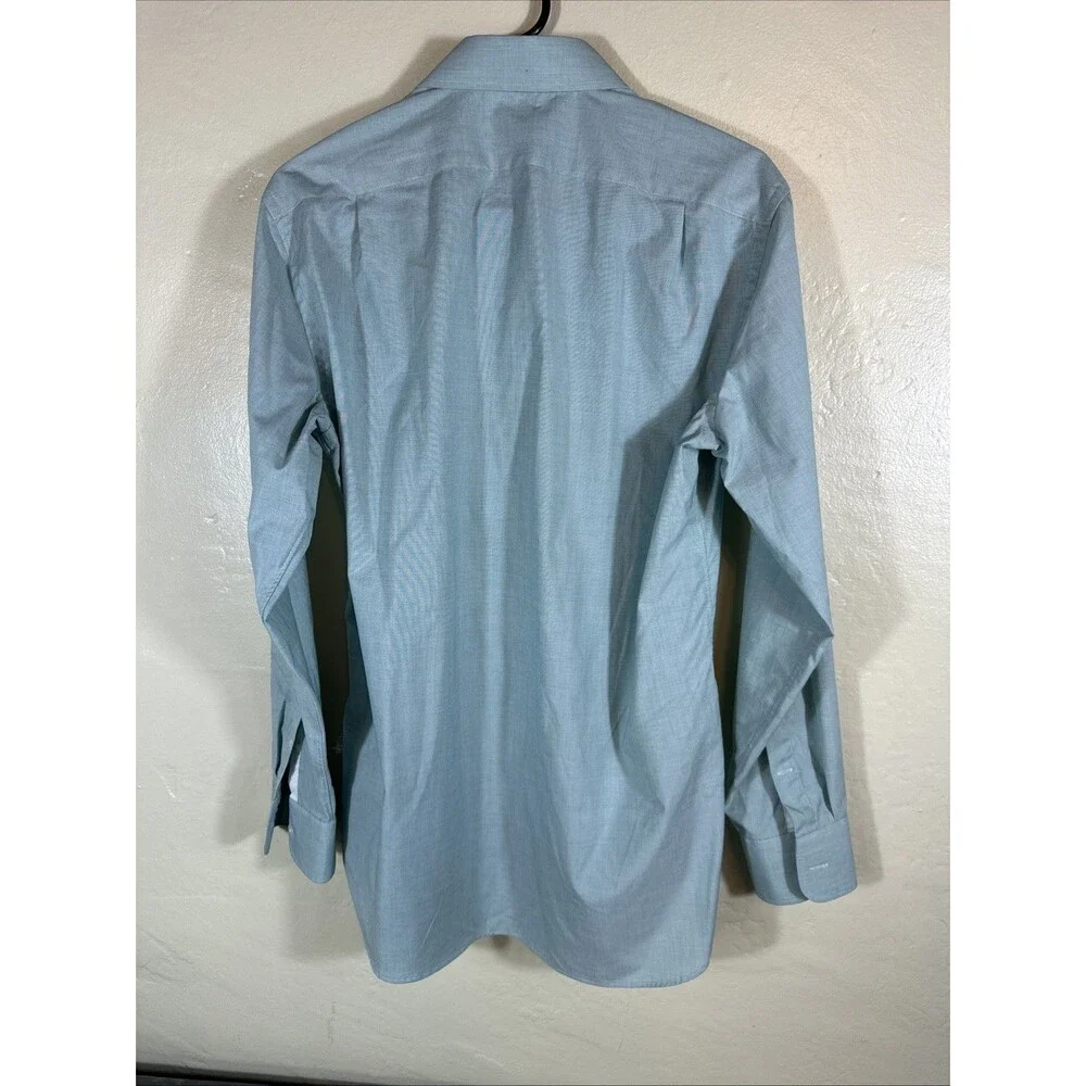 Men’s J Crew Ludlow Slim Dress Shirt Button 15 1/2 By 33 Green Heathered Men’s